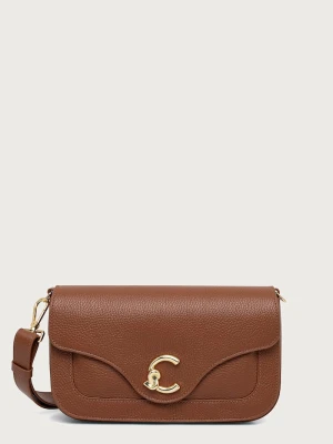Coccinelle torebka crossbody damska skórzana brązowy