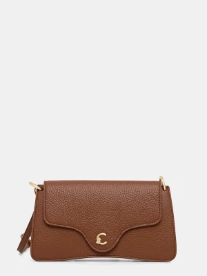 Coccinelle torebka crossbody damska skórzana brązowy