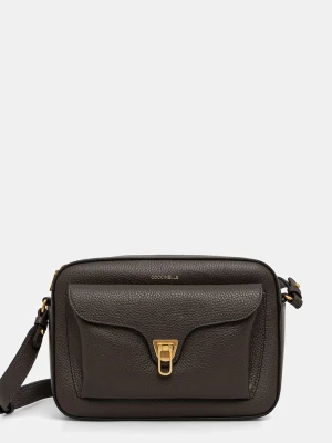 Coccinelle torebka crossbody damska skórzana COCCINELLE BEAT SOFT zielony