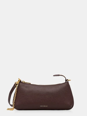 Coccinelle torebka crossbody damska skórzana fioletowy