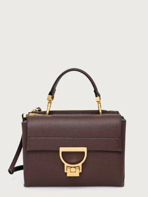 Coccinelle torebka crossbody damska skórzana fioletowy