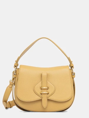 Coccinelle torebka crossbody damska skórzana MAVERY żółty