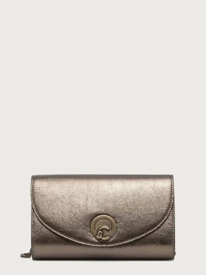 Coccinelle torebka crossbody damska skórzana NIKLA SMOOTH złoty