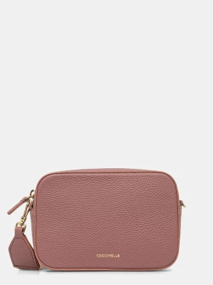 Coccinelle torebka crossbody damska skórzana różowy