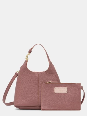 Coccinelle torebka crossbody damska skórzana różowy