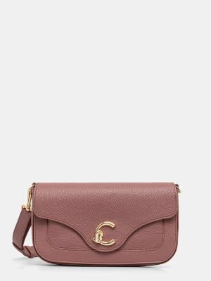 Coccinelle torebka crossbody damska skórzana różowy