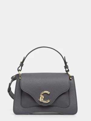 Coccinelle torebka crossbody damska skórzana szary