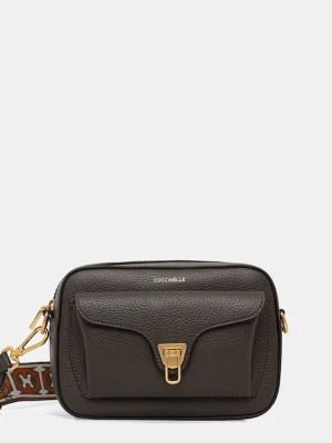 Coccinelle torebka crossbody damska skórzana zielony