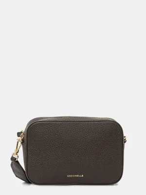 Coccinelle torebka crossbody damska skórzana zielony