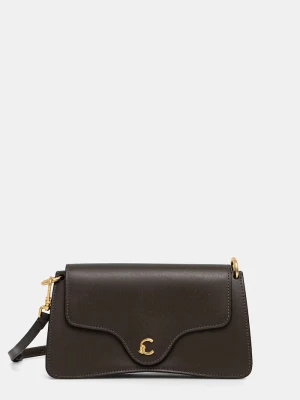 Coccinelle torebka crossbody damska skórzana zielony