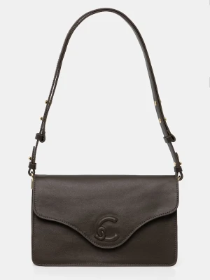Coccinelle torebka crossbody damska skórzana zielony