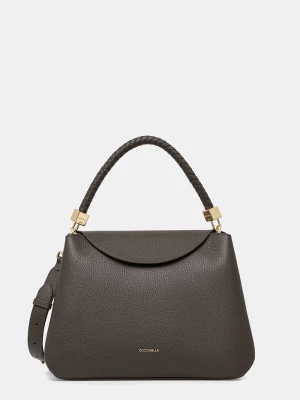 Coccinelle torebka crossbody damska skórzana zielony