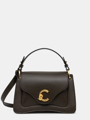 Coccinelle torebka crossbody damska skórzana zielony