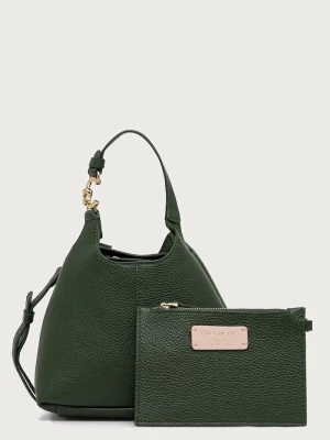Coccinelle torebka crossbody damska skórzana zielony