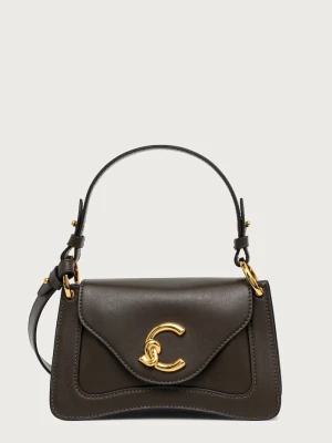 Coccinelle torebka crossbody damska skórzana zielony