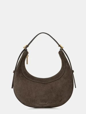 Coccinelle torebka crossbody damska zamszowa zielony