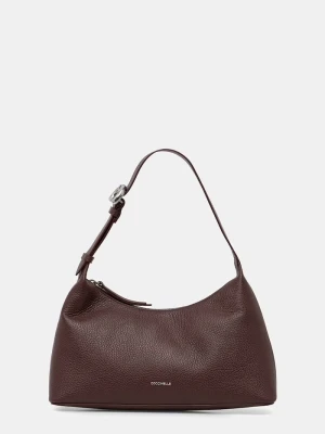 Coccinelle torebka hobo damska skórzana bordowy
