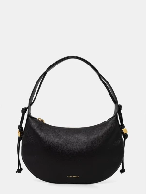 Coccinelle torebka hobo damska skórzana czarny
