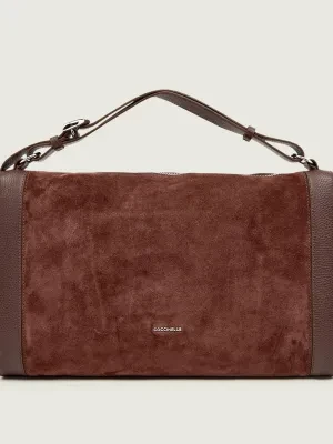 Coccinelle Torebka na ramię ELINOR | zamsz