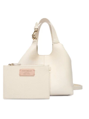 Coccinelle Torebka SHA Coccinelle C-Easy E1 SHA 58 01 01 Écru