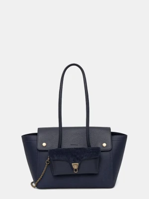 Coccinelle torebka shopper damska granatowy