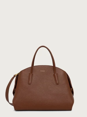Coccinelle torebka shopper damska skórzana brązowy