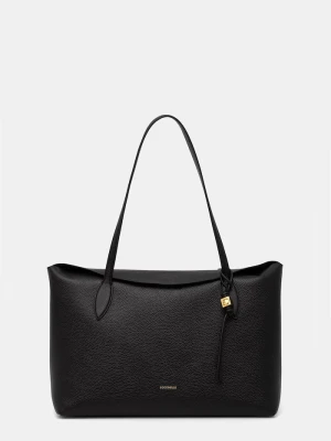 Coccinelle torebka shopper damska skórzana czarny