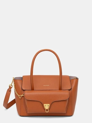 Coccinelle torebka shopper damska skórzana DOUBLE BEAT