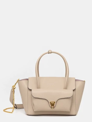 Coccinelle torebka shopper damska skórzana DOUBLE BEAT