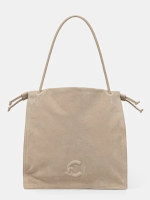 Coccinelle torebka shopper damska zamszowa COCCINELLEDULSE SUEDE