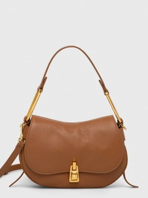 Coccinelle torebka crossbody damska skórzana brązowy