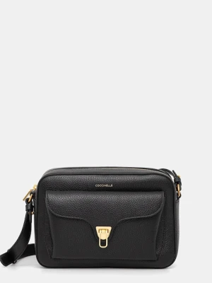 Coccinelle torebka skórzana COCCINELLE BEAT SOFT kolor czarny E1.MF6.15.06.01