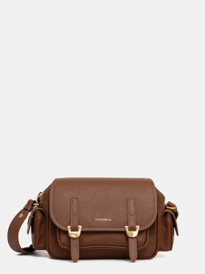 Coccinelle torebka skórzana COCCINELLECAMPUS kolor brązowy E1 RFF 15 02 01