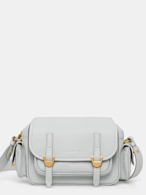 Coccinelle torebka skórzana COCCINELLECAMPUS kolor niebieski E1 RFF 15 02 01