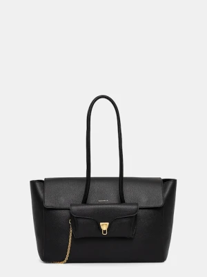 Coccinelle torebka skórzana DOUBLE BEAT kolor czarny E1.T8A.11.01.01