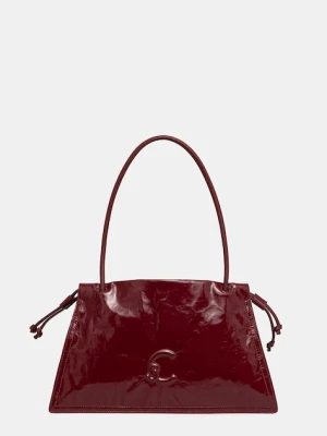 Coccinelle torebka skórzana DULSE SHINY kolor bordowy E1.TS9.13.01.01