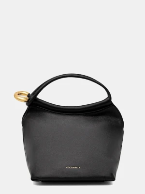 Coccinelle torebka skórzana FINN POUCH kolor czarny E1 UAA 58 01 01