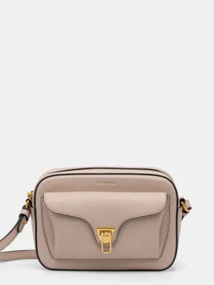 Coccinelle torebka skórzana kolor beżowy E1 MF6 15 02 01