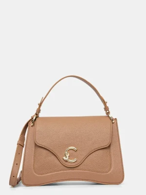 Coccinelle torebka skórzana kolor beżowy E1 SSL 18 01 01