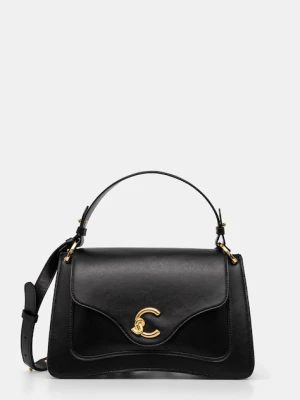 Coccinelle torebka skórzana kolor czarny E1 SSK 18 01 01