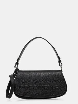 Coccinelle torebka skórzana kolor czarny E5 QBB 52 01 01