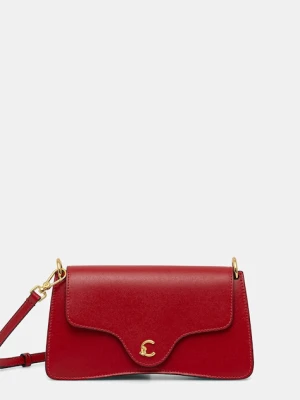 Coccinelle torebka skórzana kolor czerwony E5.SSK.27.01.01