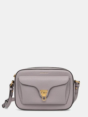 Coccinelle torebka skórzana kolor szary E1 MF6 15 02 01