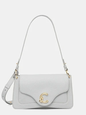 Coccinelle torebka skórzana kolor szary E1 SSL 12 01 01