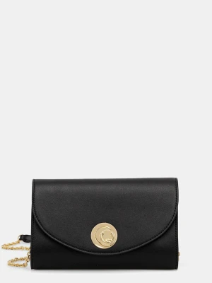 Coccinelle torebka crossbody damska skórzana NIKLA SMOOTH czarny