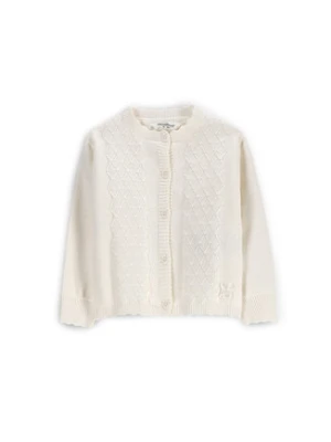 Coccodrillo Kardigan WC5172203EBG Écru Regular Fit