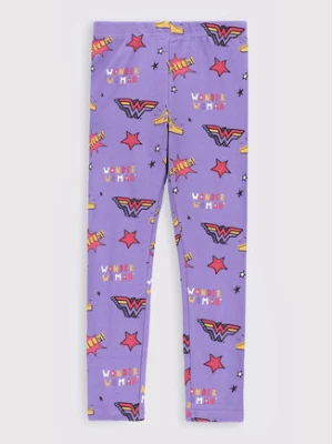 Coccodrillo Legginsy WONDER WOMAN ZC2122104LIG Fioletowy Slim Fit