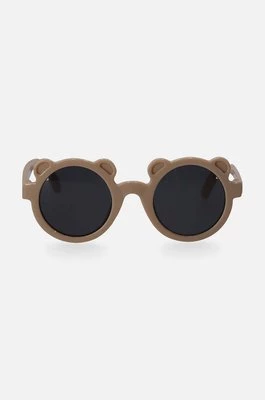 Coccodrillo okulary przeciwsłoneczne dziecięce kolor beżowy