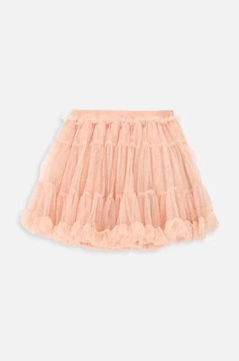Coccodrillo spódnica dziecięca kolor różowy mini rozkloszowana