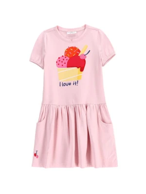 Coccodrillo Sukienka codzienna WC5129201HGK Różowy Regular Fit